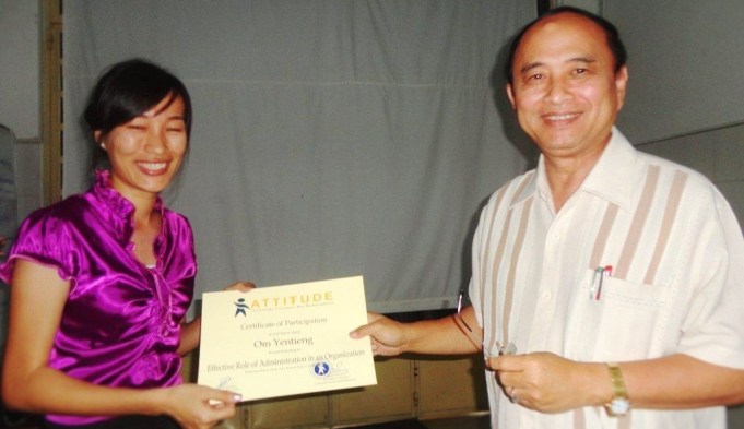 Graduation ceremony - OM Yeng Tieng